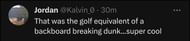Fans' reaction to Sam Burns's hole-in-one
